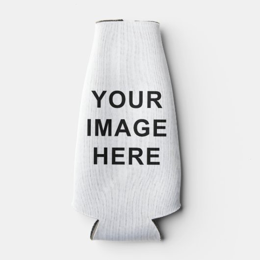 Uw Afbeelding en tekst hier aangepaste lege Sjablo Flesjeskoeler (Voorkant)