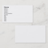 Uw Afbeelding en tekst hier Visitekaartje (Voorkant / Achterkant)