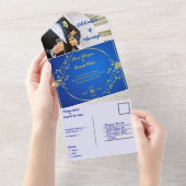 (uw Afbeelding) Gemakkelijk gepersonaliseerde brui All In One Uitnodiging (Afscheurbaar)