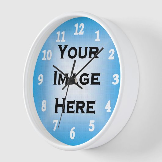 Uw Afbeelding Grote Witte Aantallen Sjabloon (Hoek)