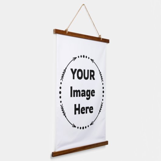 Uw Afbeelding hier Aangepaste wandtapijten Hangend Wandkleed (Gebogen)