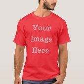 Uw afbeelding hier aanpasbaar gepersonaliseerd roo t-shirt (Voorkant)