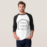 Uw afbeelding hier, foto aangepaste bewerken cirke t-shirt<br><div class="desc">uw afbeelding hier, foto aangepaste bewerken cirkel en tekst gemakkelijk te bewerken tekst voeg uw foto afbeelding aan honkbal t-shirt foto gemaskerde cirkel honkbal stijl shirt top, ideaal cadeau voor tiener verjaardag frat stag bachelor of andere Maak je klaar om te feesten met deze volledig aanpasbare vrijgezellenfeest T-shirt! Upload je...</div>