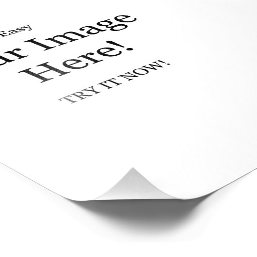 Uw Afbeelding hier Foto Afdruk (Hoek)