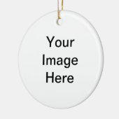 Uw afbeelding hier keramisch ornament (Links)