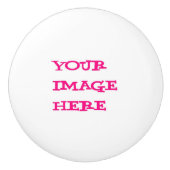 Uw Afbeelding hier Keramische Knop (Voorkant)