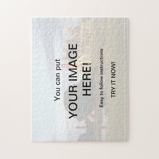 Uw Afbeelding hier Legpuzzel (Verticaal)