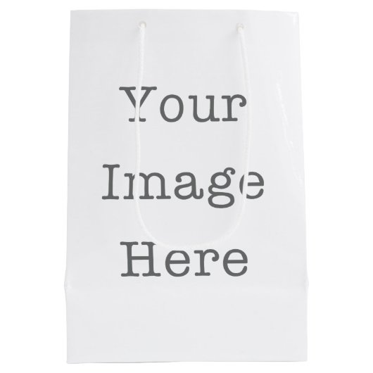 Uw afbeelding hier medium cadeauzakje (Achterkant)