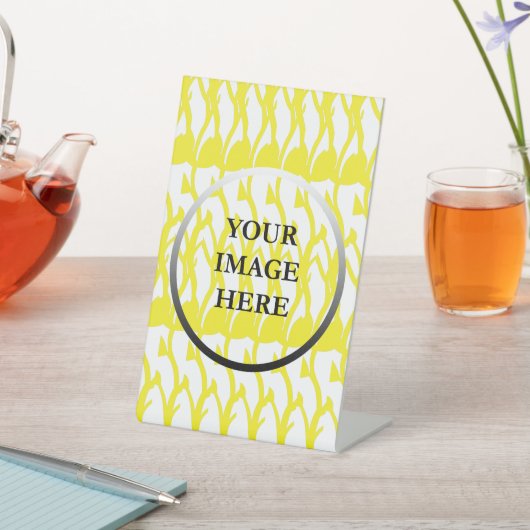 Uw Afbeelding hier Reclamebord Met Voetstuk (Insitu)