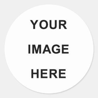 Uw Afbeelding hier Ronde Sticker