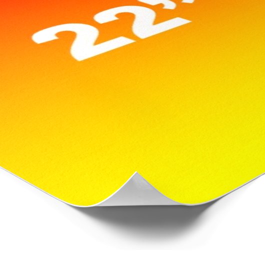 Uw Afbeelding hier Sjabloon 22 x 28 Poster (Hoek)