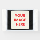 Uw Afbeelding hier Spandoek (Horizontaal)