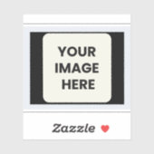 Uw Afbeelding hier Sticker (Vel)