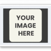 Uw Afbeelding hier Sticker (Voorkant)