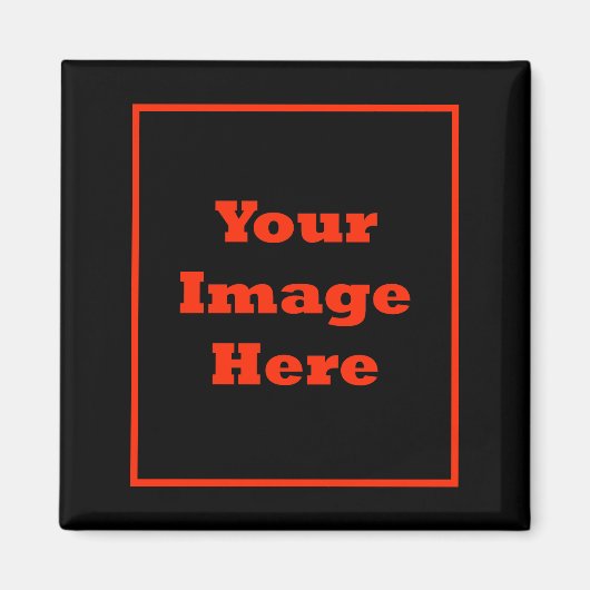 Uw Afbeelding hier (verticaal) Magneet (Voorkant)