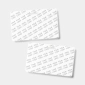 Uw afbeelding/logo automatisch verlicht + patroon badge (Voor- en achterkant)