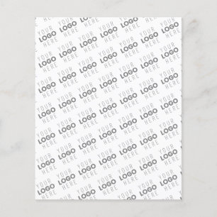 Uw afbeelding/logo automatisch verlicht + patroon flyer