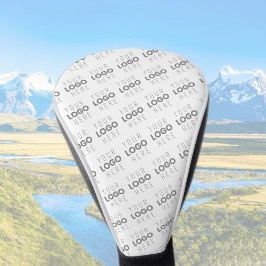 Uw afbeelding/logo automatisch verlicht + patroon golfheadcover