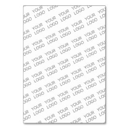 Uw afbeelding/logo automatisch verlicht + patroon kaart
