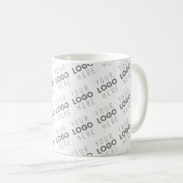 Uw afbeelding/logo automatisch verlicht + patroon koffiemok