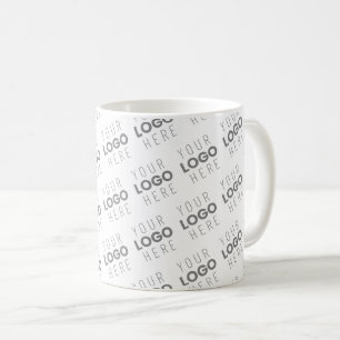 Uw afbeelding/logo automatisch verlicht + patroon koffiemok