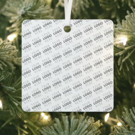 Uw afbeelding/logo automatisch verlicht + patroon metalen ornament