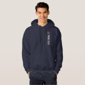 Uw Afbeelding Logo Tekst toevoegen Mannen dubbelzi Hoodie (Voorkant volledig)