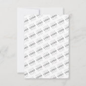 Uw Afbeelding/Logo wordt automatisch verlicht + Pa Bedankkaart (Voorkant)