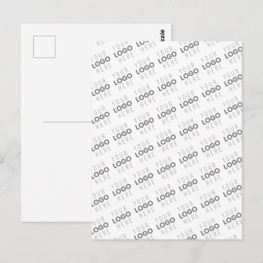 Uw Afbeelding/Logo wordt automatisch verlicht + Pa Briefkaart (Voorkant / Achterkant)