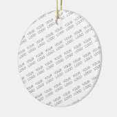 Uw Afbeelding/Logo wordt automatisch verlicht + Pa Keramisch Ornament (Links)