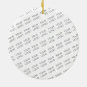 Uw Afbeelding/Logo wordt automatisch verlicht + Pa Keramisch Ornament (Achterkant)