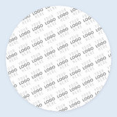 Uw Afbeelding/Logo wordt automatisch verlicht + Pa Ronde Sticker