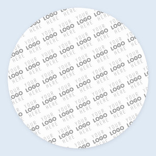 Uw Afbeelding/Logo wordt automatisch verlicht + Pa Ronde Sticker