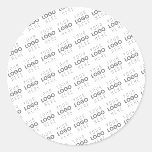 Uw Afbeelding/Logo wordt automatisch verlicht + Pa Ronde Sticker (Voorkant)