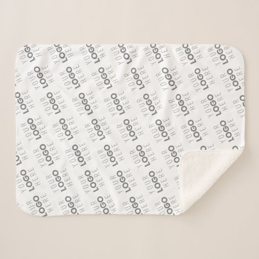 Uw Afbeelding/Logo wordt automatisch verlicht + Pa Sherpa Deken (Voorkant (horizontaal))