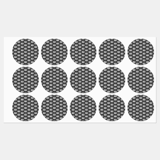 Uw Afbeelding ontwerp of zakelijke Logo betegeld | Labels (Vel)