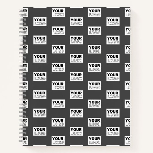 Uw Afbeelding ontwerp of zakelijke Logo betegeld | Notitieboek (Voorkant)