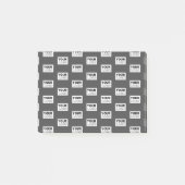 Uw Afbeelding ontwerp of zakelijke Logo betegeld | Post-it® Notes (Voorkant)