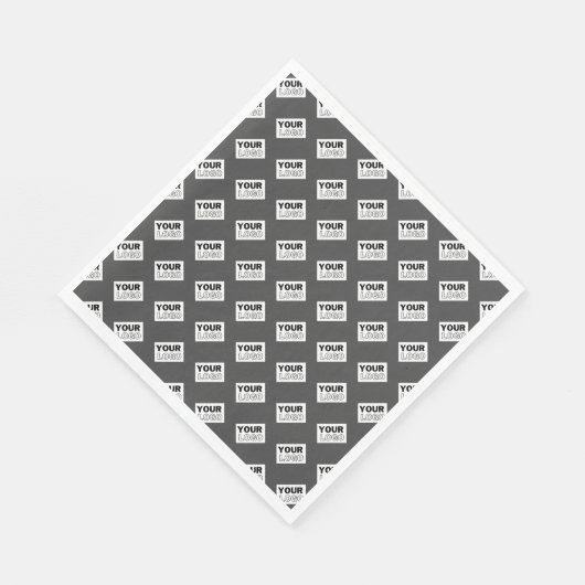 Uw Afbeelding ontwerp of zakelijke Logo betegeld | Servet (Hoek)