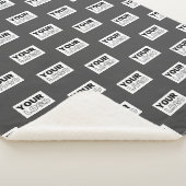 Uw Afbeelding ontwerp of zakelijke Logo betegeld | Sherpa Deken (3/4)