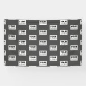 Uw Afbeelding ontwerp of zakelijke Logo betegeld | Spandoek (Horizontaal)