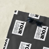 Uw Afbeelding ontwerp of zakelijke Logo betegeld | Strandlaken (In situ)