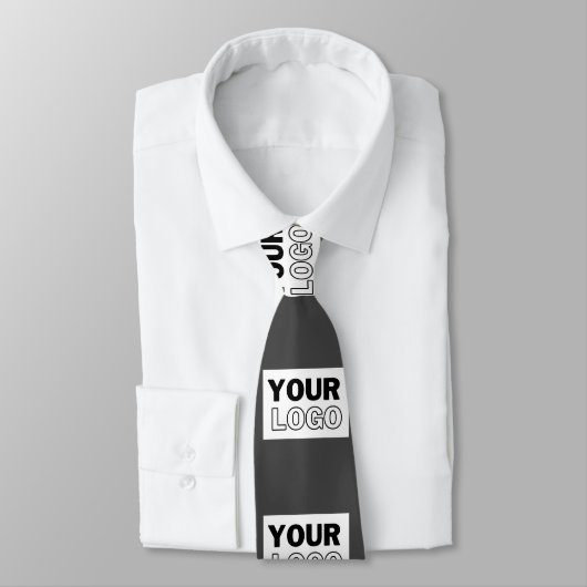 Uw Afbeelding ontwerp of zakelijke Logo betegeld | Stropdas (Gebonden)