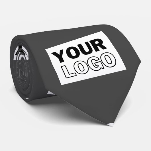 Uw Afbeelding ontwerp of zakelijke Logo betegeld | Stropdas (Opgerold)