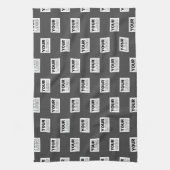 Uw Afbeelding ontwerp of zakelijke Logo betegeld | Theedoek (Verticaal)