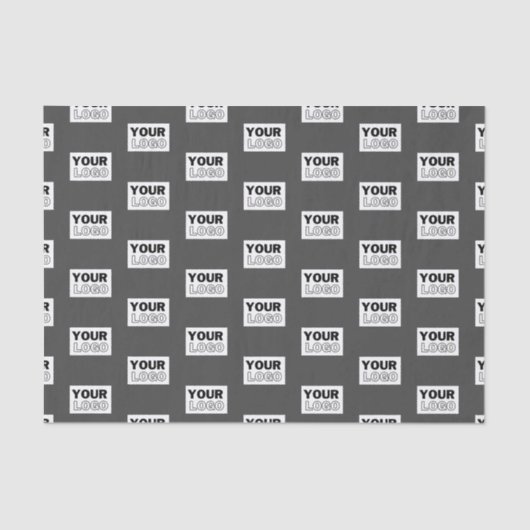 Uw Afbeelding ontwerp of zakelijke Logo betegeld | Tissuepapier (Voorkant)