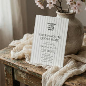 Uw Afbeelding Stripe Sage Vrijgezellenfeest Kaart