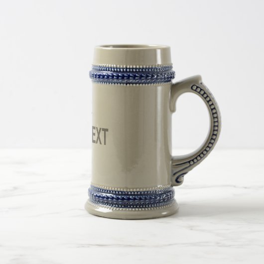 Uw Afbeelding-Tekst hier 21e verjaardag Cadeautje Bierpul (Rechts)