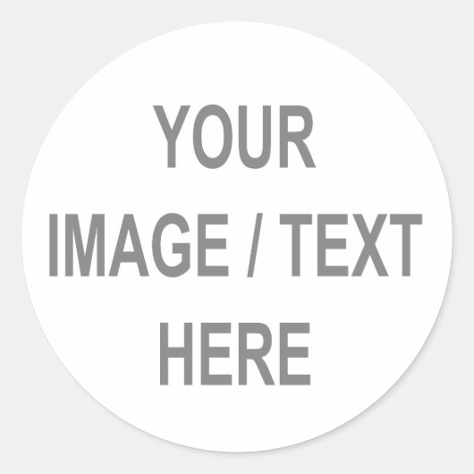 Uw Afbeelding-Tekst hier 21e verjaardag Cadeautje Ronde Sticker (Voorkant)