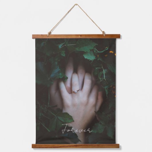 Uw Afbeelding voor de bruidbruidfoto van Elegant Hangend Wandkleed (Voorkant)